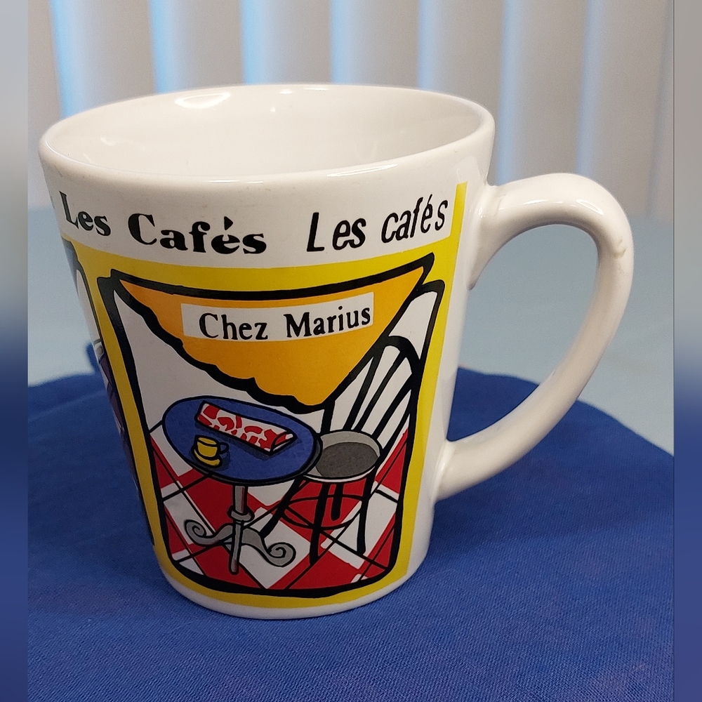 Les Cafes Coffee Mug Chez Marius Cafe des Poltes Brasserie Du Port